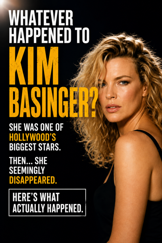 Whatever happened to Kim Basinger?

She was one of Hollywood’s biggest stars.

Then… she seemingly disappeared.

Here’s what actually happened.