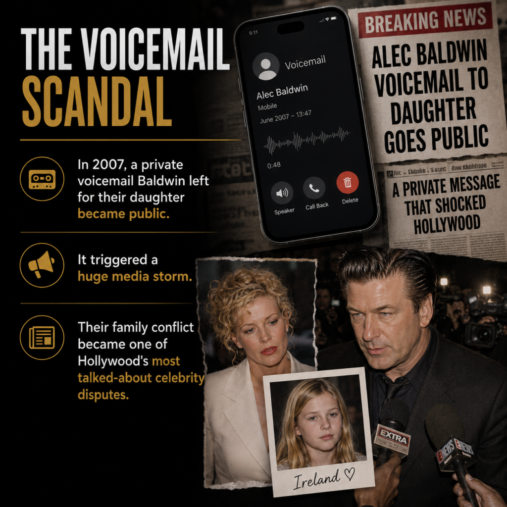 The voicemail scandal

In 2007, a private voicemail Baldwin left for their daughter became public.

It triggered a huge media storm.

Their family conflict became one of Hollywood's most talked-about celebrity disputes.